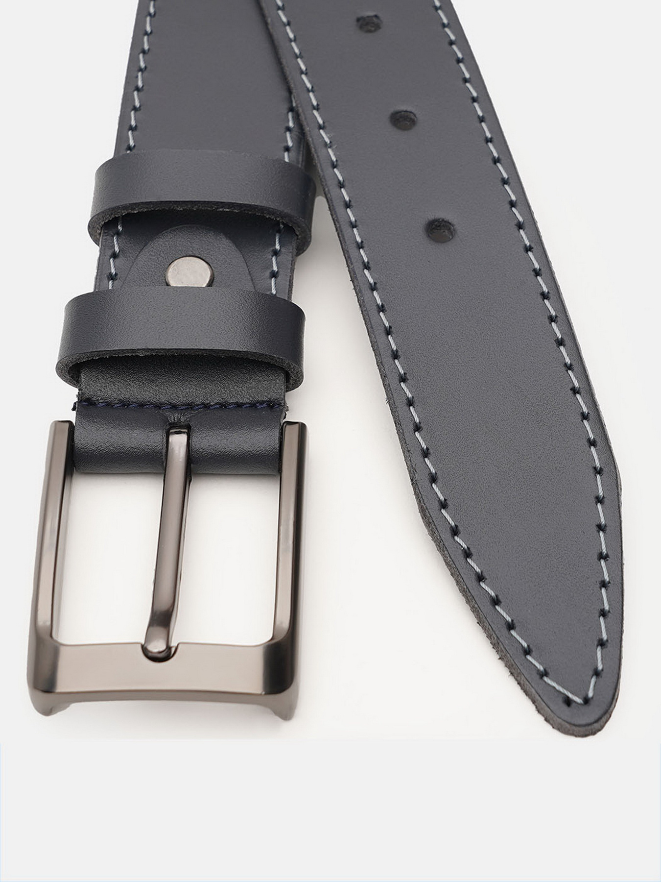 Ремень Borsa Leather модель V1115FX45-navy Фото