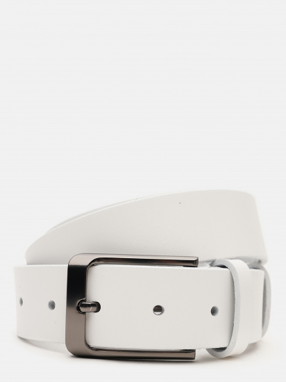 Ремінь Borsa Leather модель V1115FX49-white - фото