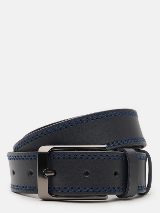 Ремінь Borsa Leather модель V1115FX48-navy Фото