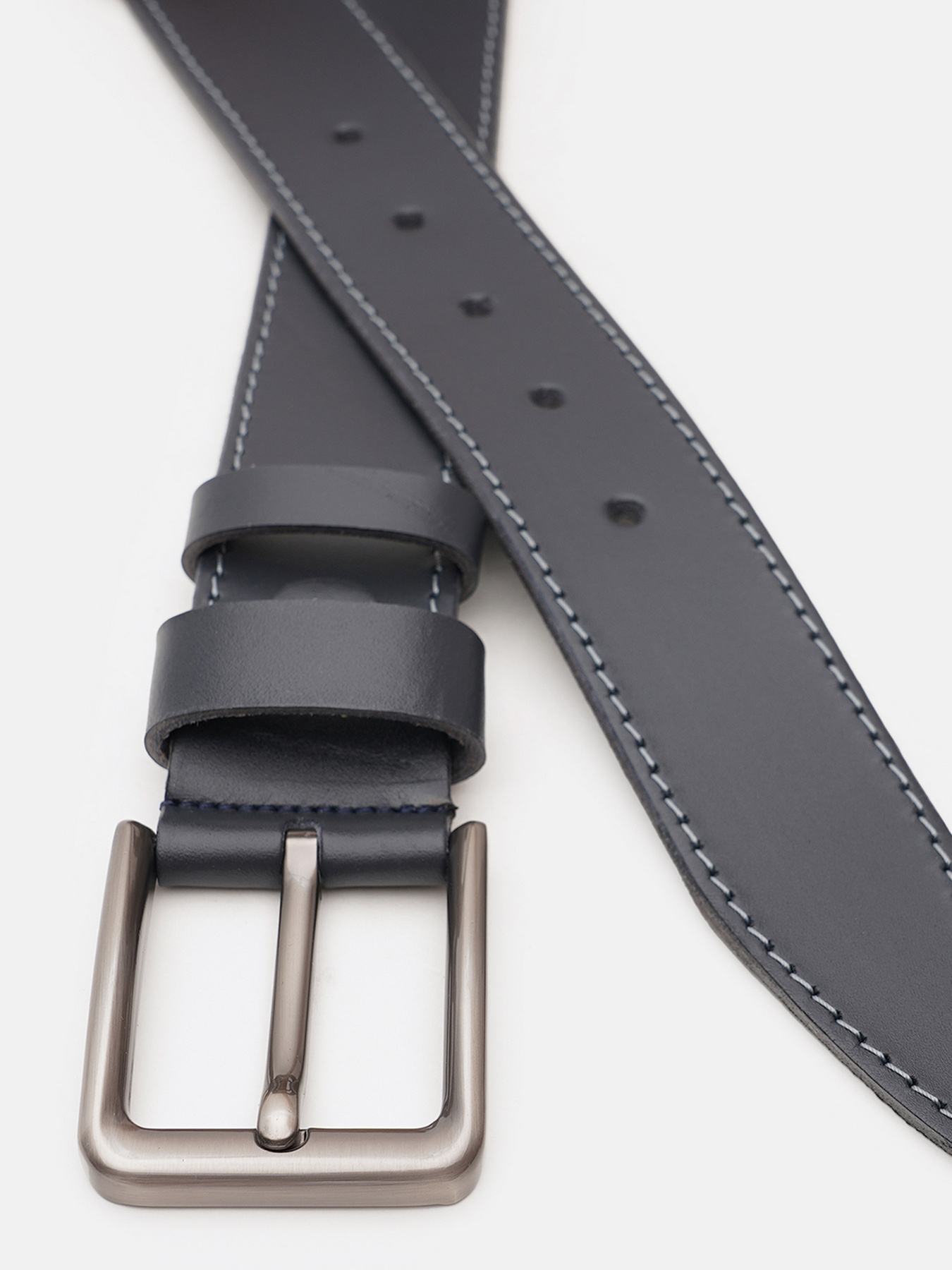 Ремінь Borsa Leather модель V1115FX57-navy Фото