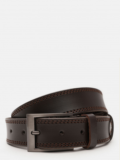 Ремінь Borsa Leather модель V1125FX12-brown - фото