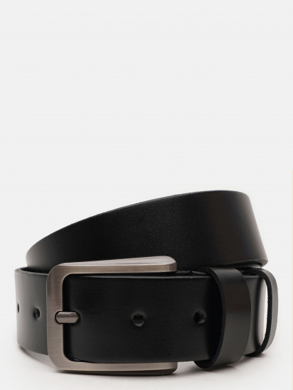 Ремінь Borsa Leather модель V1125FX15-black - фото