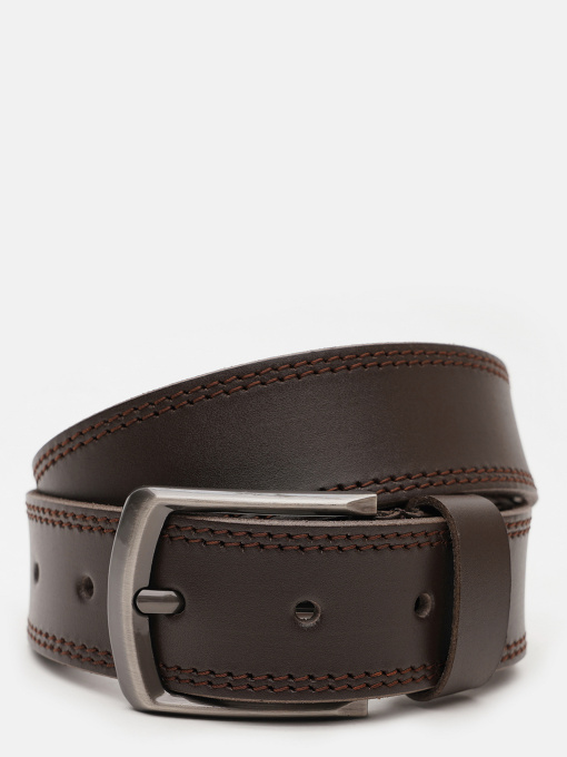 Ремень Borsa Leather модель V1125FX22-brown Ремень Borsa Leather модель V1125FX22-brown Фото