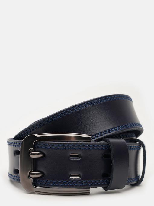 Ремінь Borsa Leather модель V1125FX23-navy Фото
