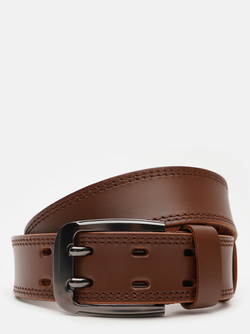 Ремінь Borsa Leather модель V1125FX24-brown Фото