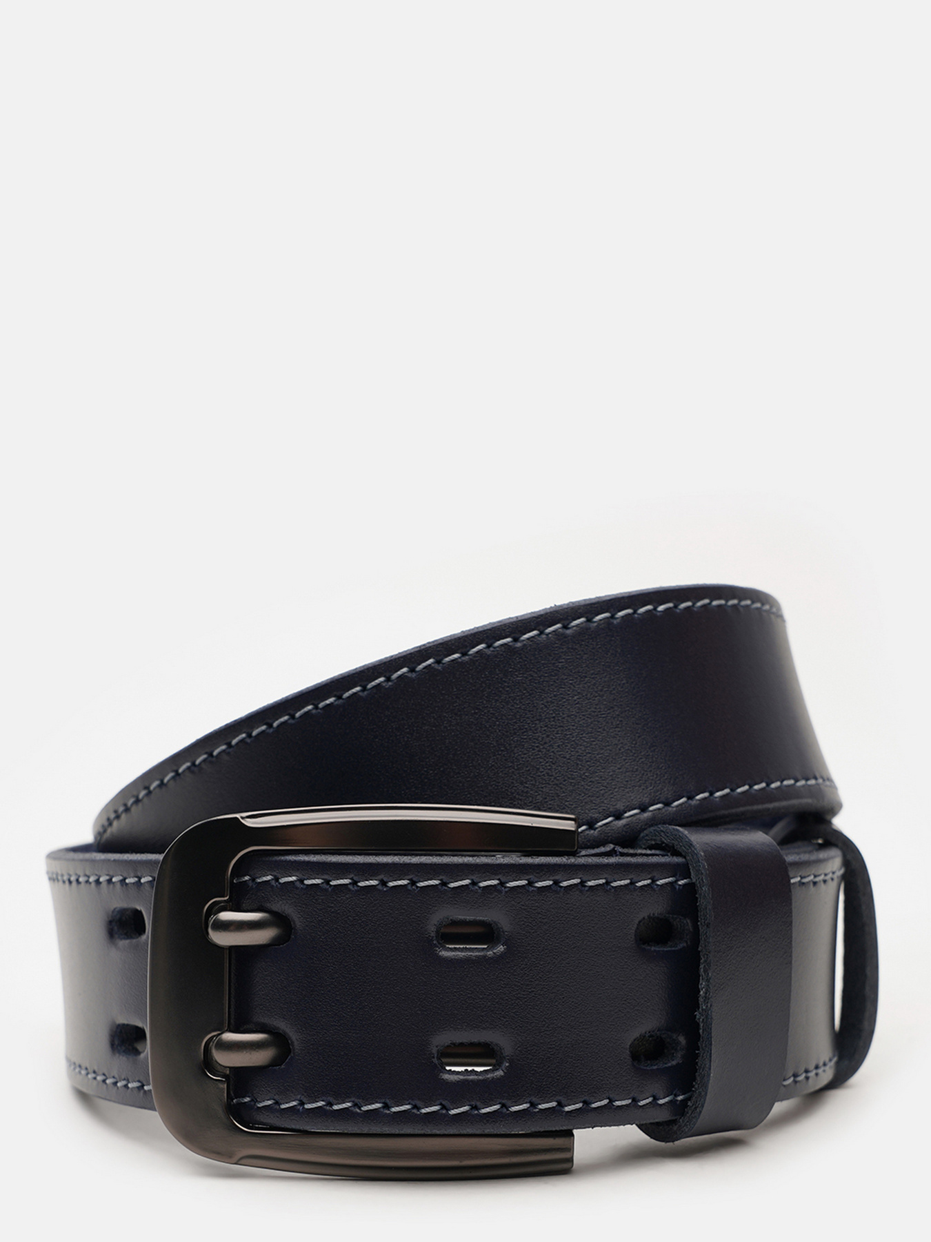 Ремень Borsa Leather модель V1125FX26-navy Фото