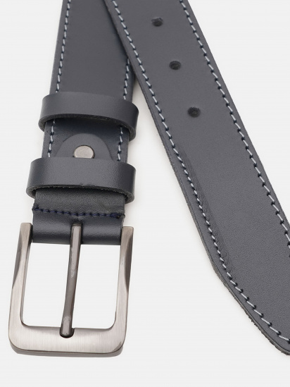 Ремінь Borsa Leather модель V1125FX39-navy — фото - INTERTOP
