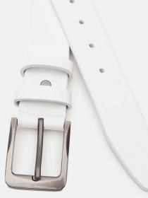 Ремінь Borsa Leather модель V1125FX43-white Фото