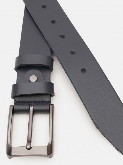 Ремінь Borsa Leather модель V1125FX44-navy — фото - INTERTOP