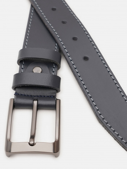 Ремінь Borsa Leather модель V1125FX45-navy - фото