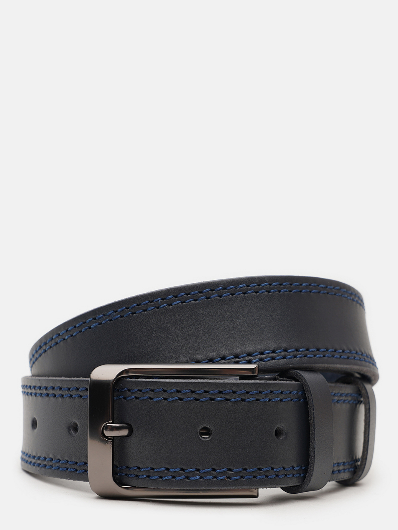 Ремень Borsa Leather модель V1125FX48-navy Фото