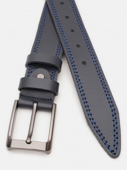 Ремінь Borsa Leather модель V1125FX48-navy - фото
