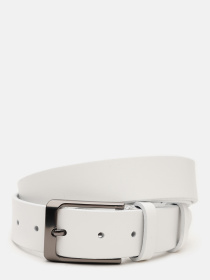 Ремінь Borsa Leather модель V1125FX49-white Фото