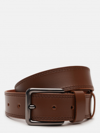 Ремінь Borsa Leather модель V1125FX51-brown - фото