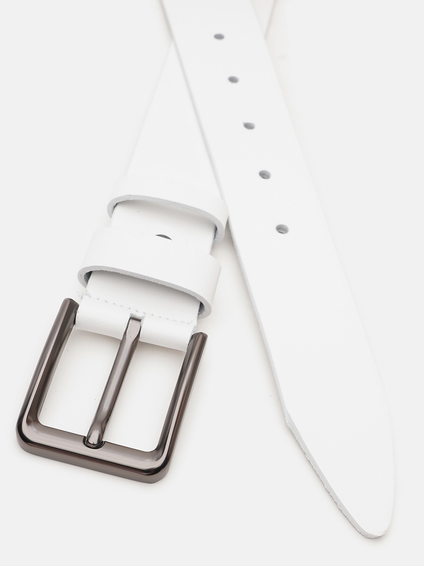 Ремень Borsa Leather модель V1125FX54-white Фото