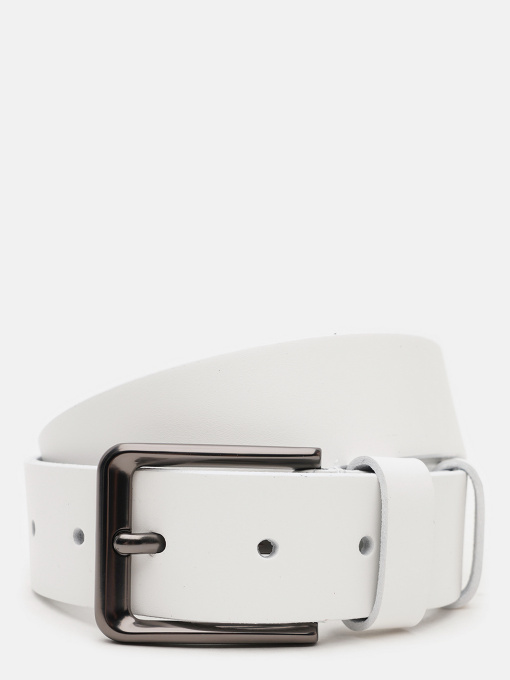 Ремінь Borsa Leather модель V1125FX54-white Фото