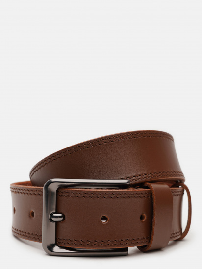 Ремінь Borsa Leather модель V1125FX55-brown - фото