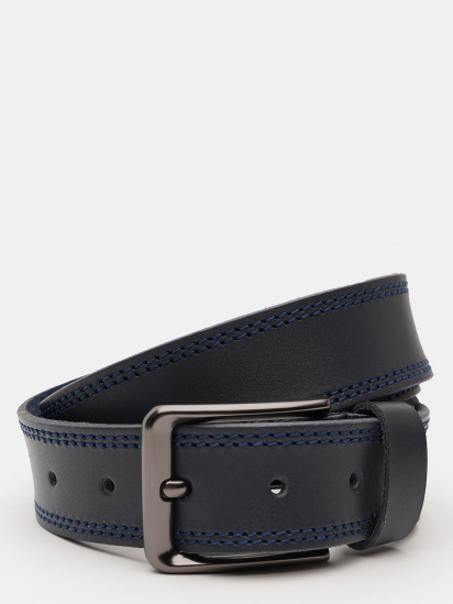 Ремінь Borsa Leather модель V1125FX56-navy — фото - INTERTOP