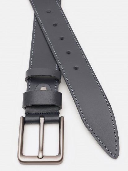 Ремінь Borsa Leather модель V1125FX57-navy - фото