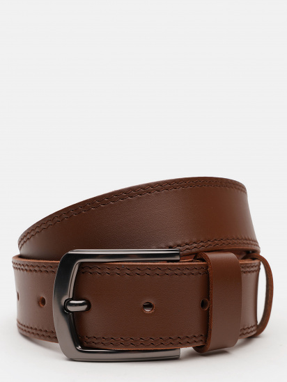 Ремінь Borsa Leather модель V1125FX58-brown - фото