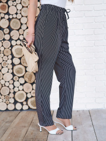 Повсякденні штани ISSA Plus модель 11752_black Повсякденні штани ISSA Plus модель 11752_black Фото