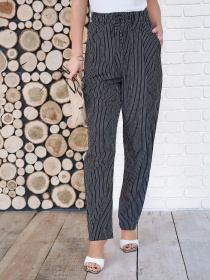 Повсякденні штани ISSA Plus модель 11752_black Повсякденні штани ISSA Plus модель 11752_black Фото