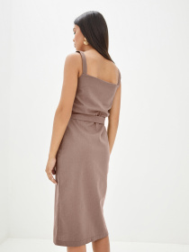 Сарафан ISSA Plus модель 10831_beige Фото