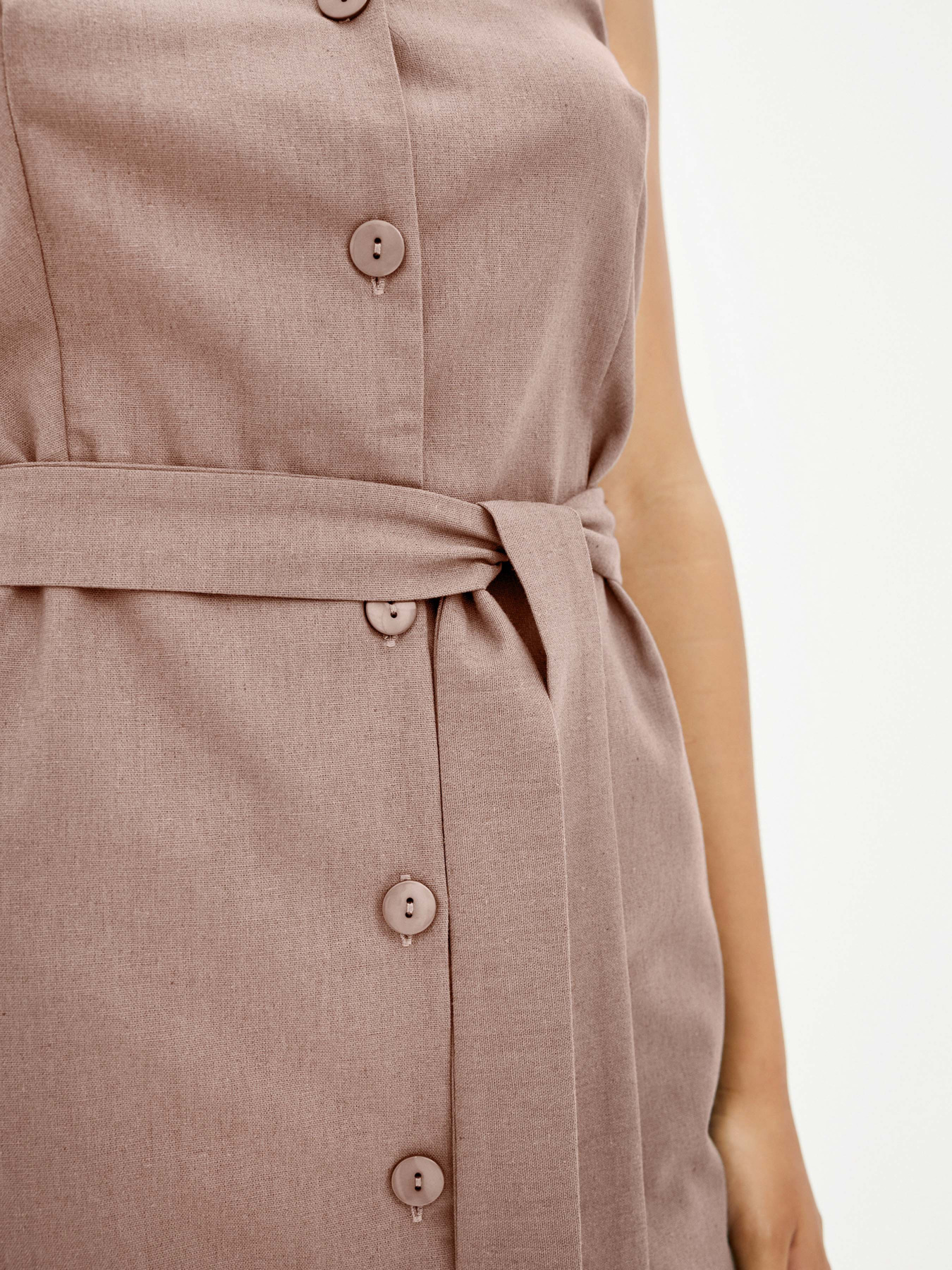 Сарафан ISSA Plus модель 10831_beige Фото