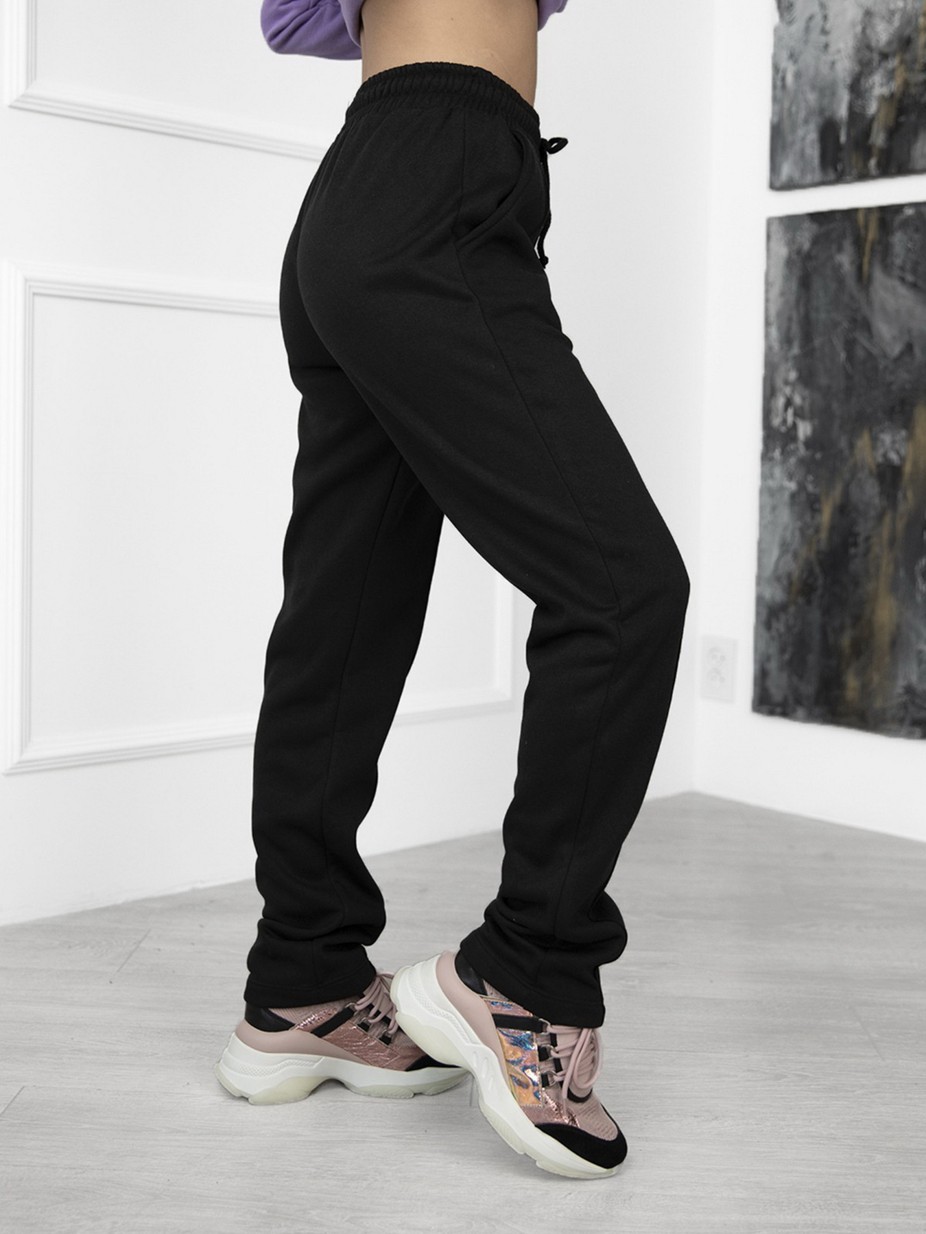 Штаны спортивные ISSA Plus модель 12255_black Фото