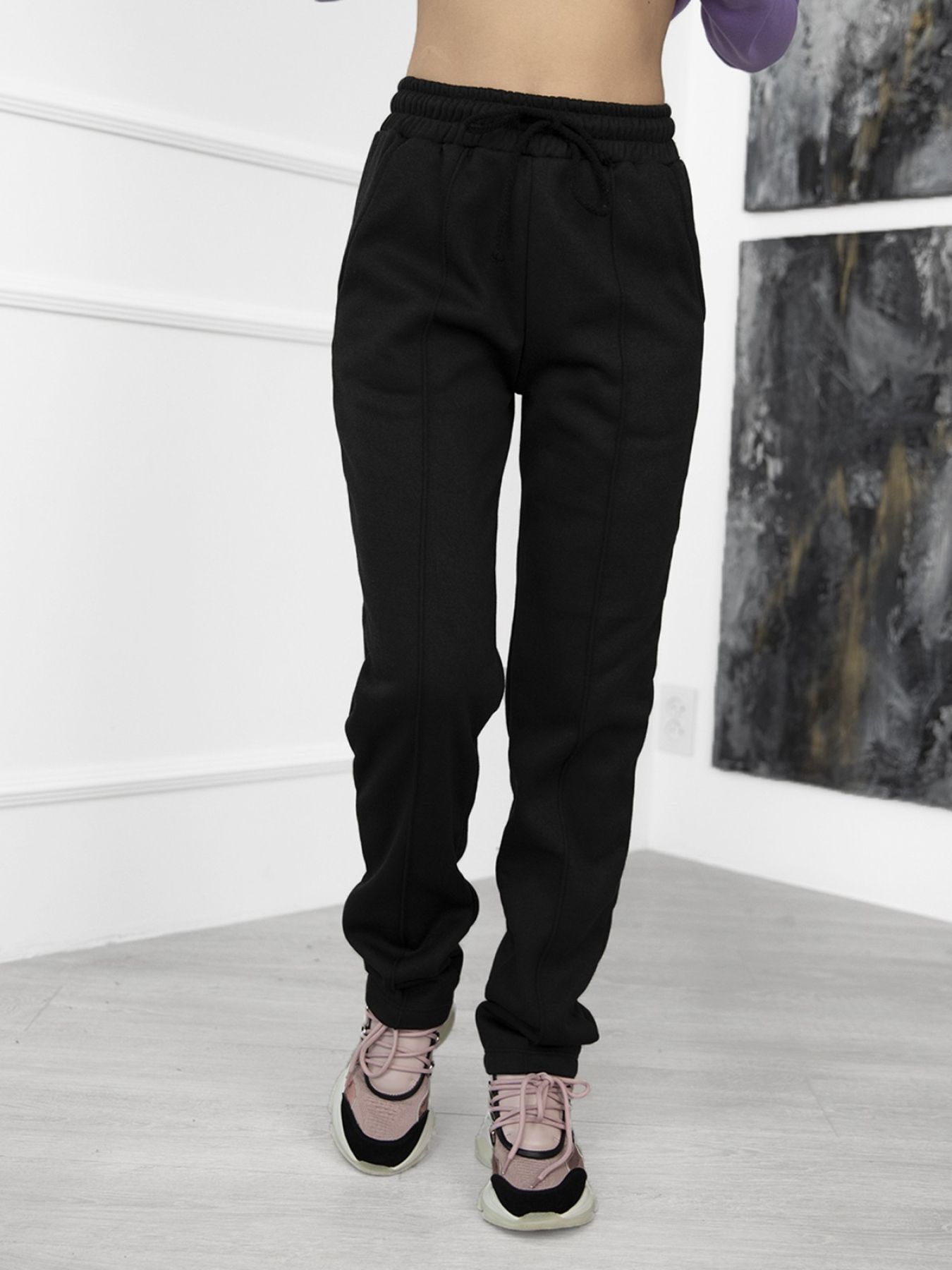 Штаны спортивные ISSA Plus модель 12255_black Фото