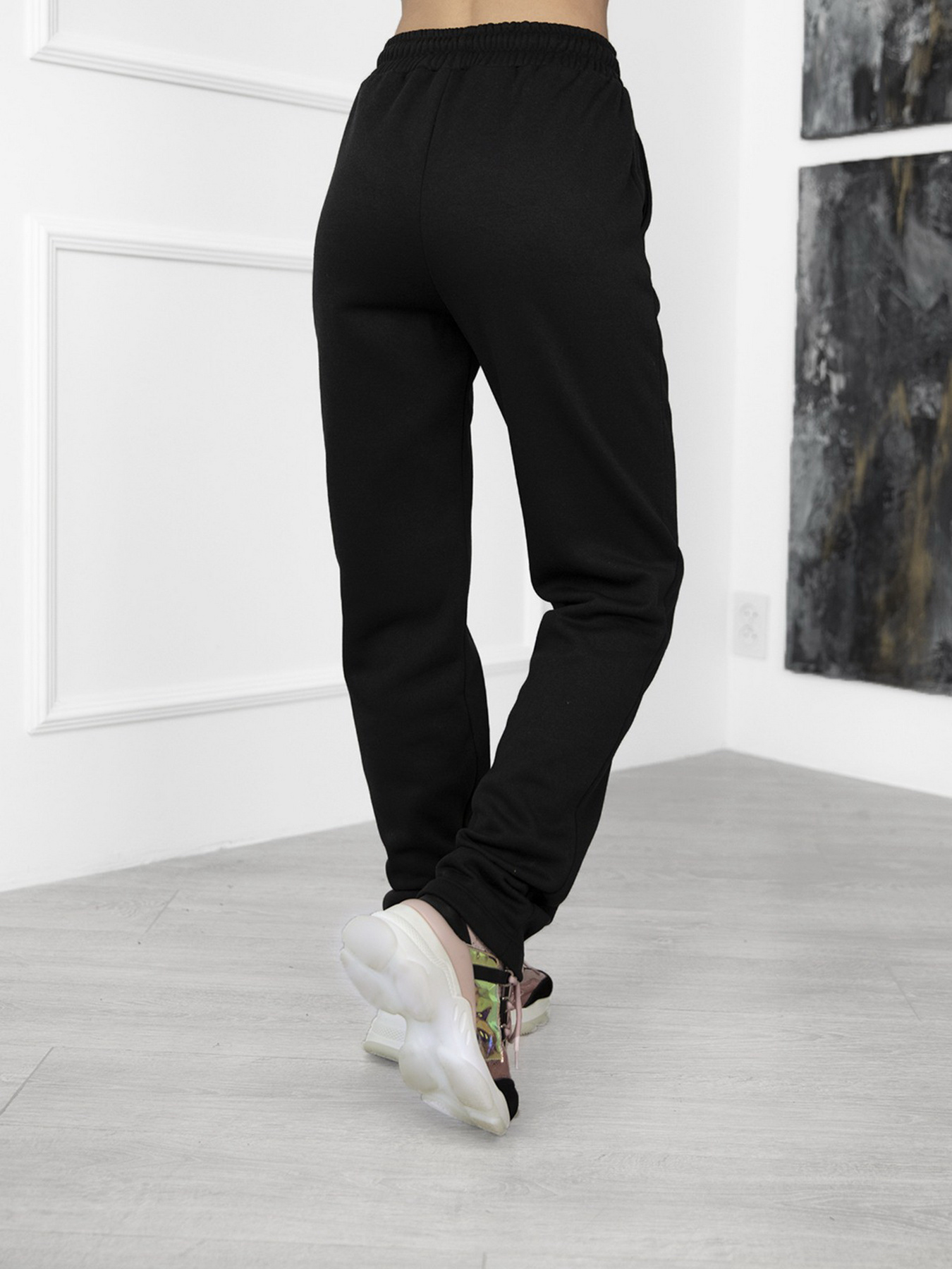 Спортивні штани ISSA Plus модель 12255_black Спортивні штани ISSA Plus модель 12255_black Фото