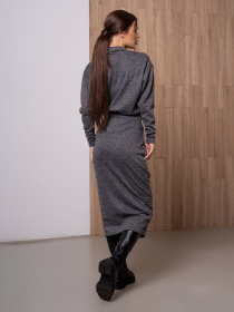 Повседневный костюм ISSA Plus модель 12270_grey Повседневный костюм ISSA Plus модель 12270_grey Фото