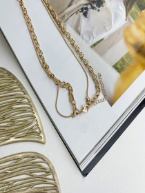 Цепочки ISSA Plus модель AK-119_gold Фото