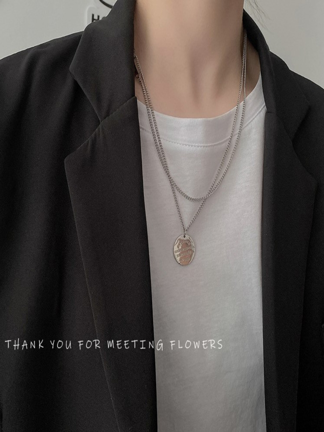 Цепочки ISSA Plus модель AK-68_silver Фото