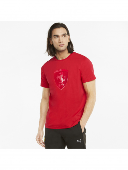 Футболка PUMA Ferrari Race Ton B Shieldtee модель 531692 — фото 3 - INTERTOP
