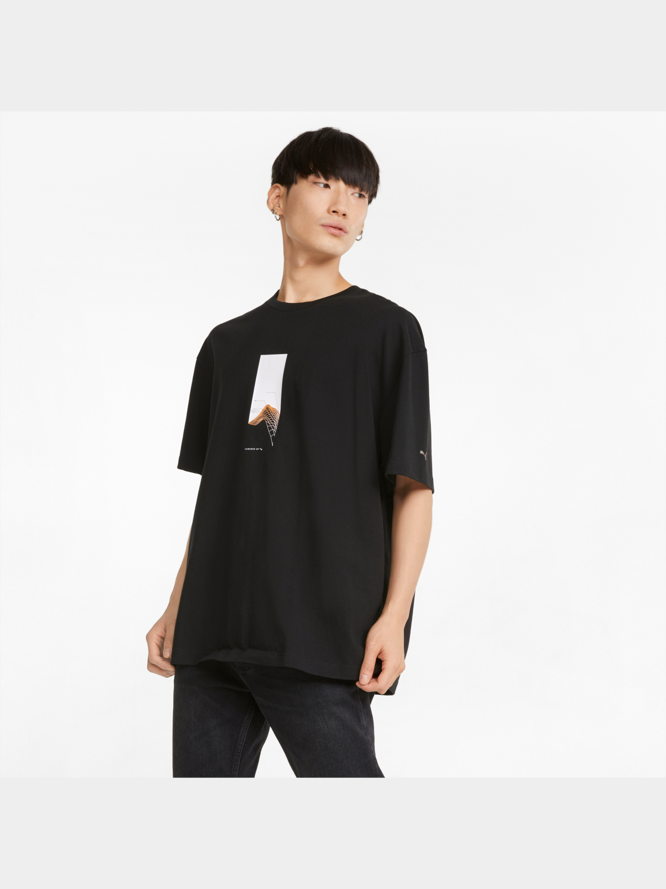 Футболка PUMA Chrome Roads Graphic Tee модель 533457 Фото