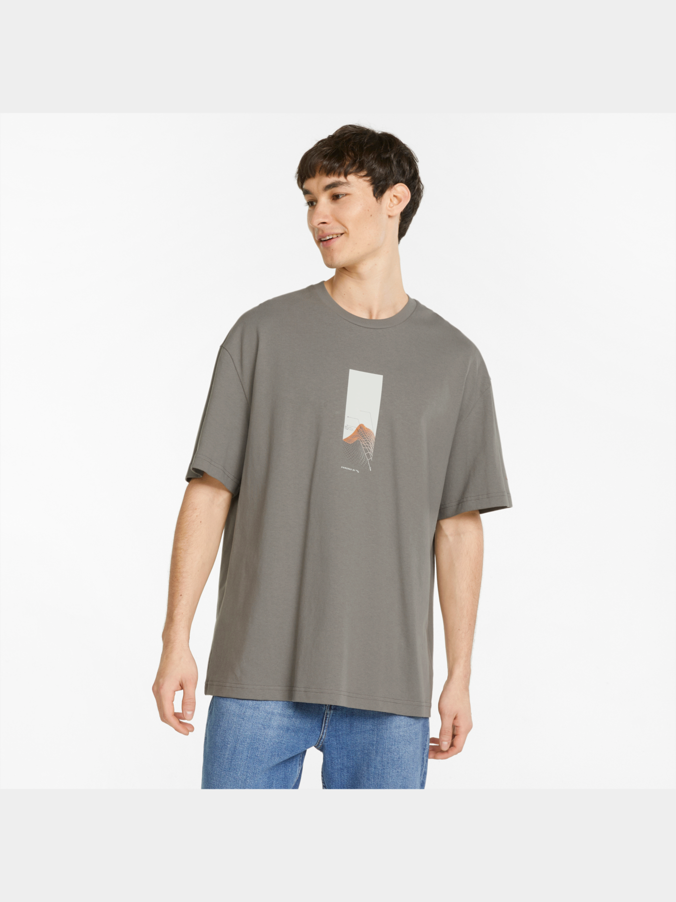 Футболка PUMA Chrome Roads Graphic Tee модель 533457 Фото