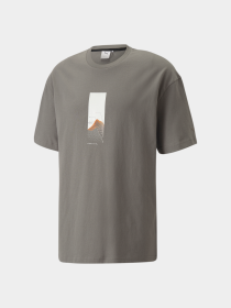 Футболка PUMA Chrome Roads Graphic Tee модель 533457 Фото