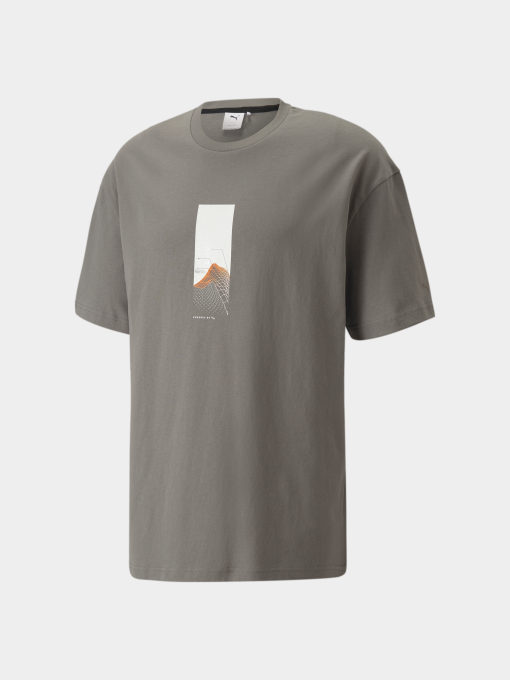 Футболка PUMA Chrome Roads Graphic Tee модель 533457 Фото