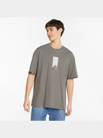 Футболка PUMA Chrome Roads Graphic Tee модель 533457 Фото