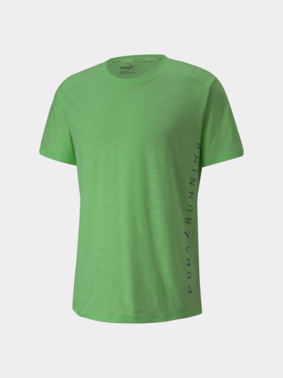 Футболка спортивна PUMA Run Logo Ss Tee M модель 521401 - фото