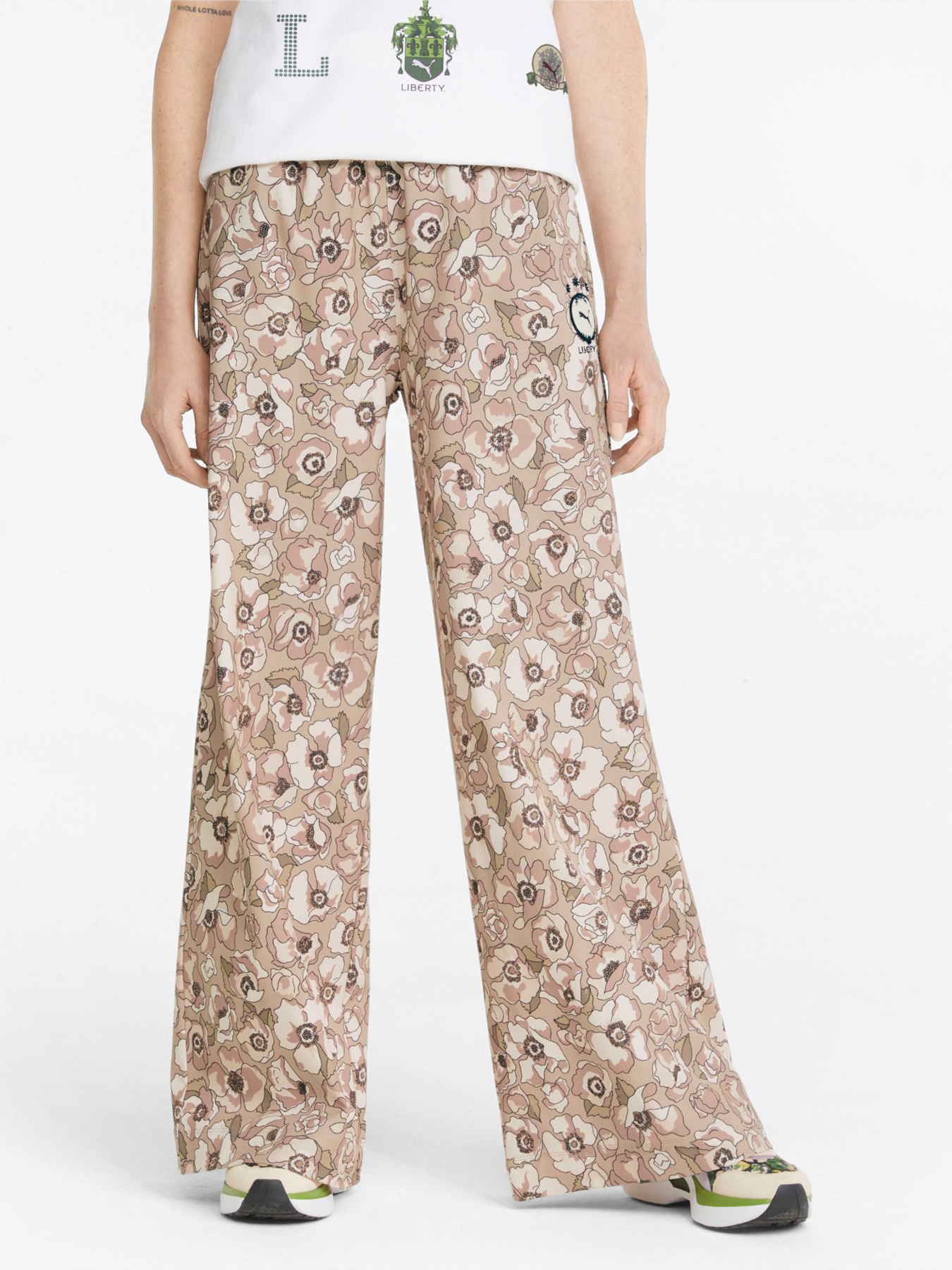 Штаны спортивные PUMA x Liberty Wide Leg Pant модель 534052 Фото