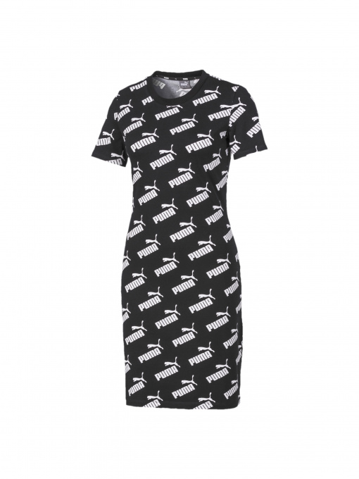 Платье миди PUMA Amplified Aop Fitted Dress модель 581223 Фото