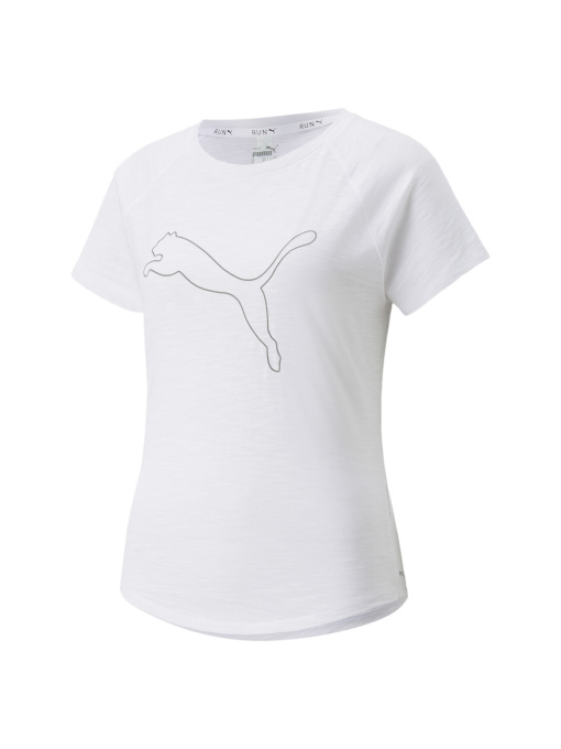 Футболка спортивна PUMA Run 5K Logo Ss Tee W модель 521388 Фото