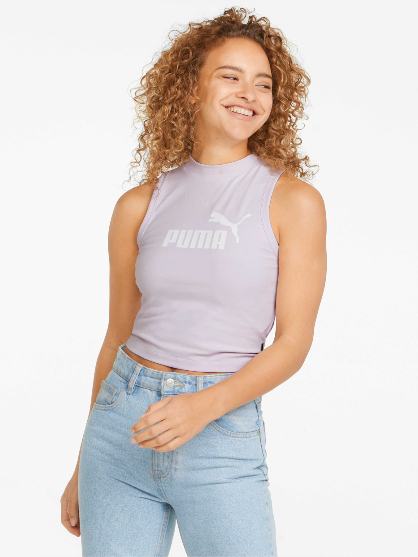 Майка спортивная PUMA Ess High Neck Tank модель 848338 Фото