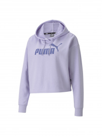 Худи PUMA Ess Cropped Logo Hoodie Tr модель 586870 Фото