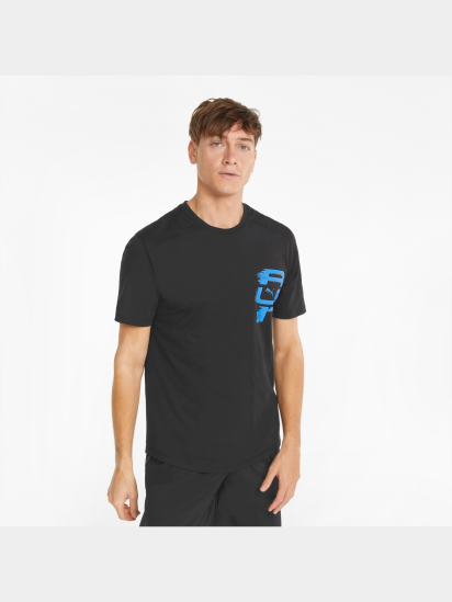 Футболка спортивна PUMA Run Logo Ss Tee M модель 521401 — фото 3 - INTERTOP