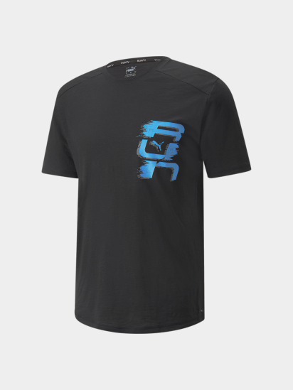 Футболка спортивна PUMA Run Logo Ss Tee M модель 521401 - фото