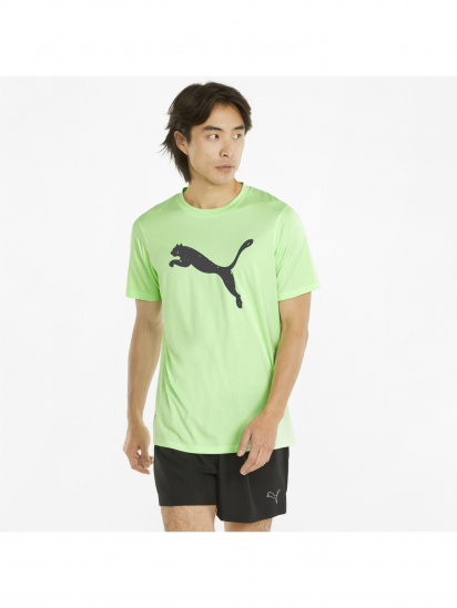Футболка спортивна PUMA Train Fav Heather Cat Ss Tee модель 520139 — фото 3 - INTERTOP