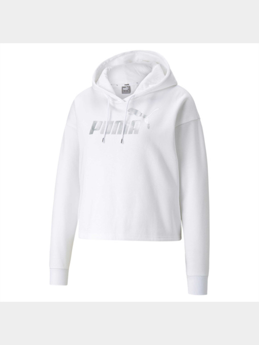 Худи PUMA Ess+ Cropped Metallic Hoodie модель 586891 Фото